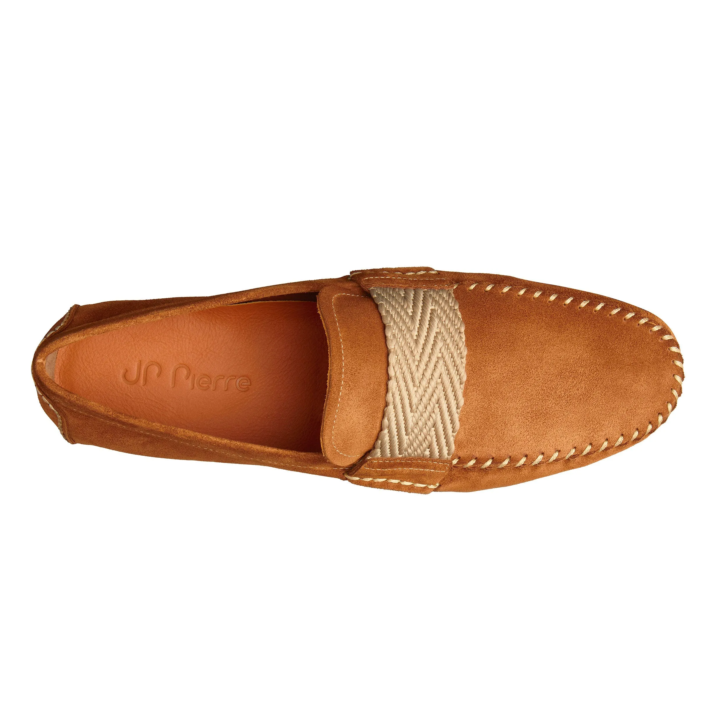 Men’s Tan Suede Moccasins Shoes