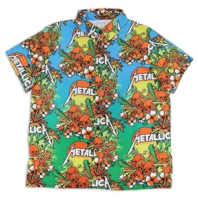 Metallica Hawaiian Shirt Sunset Skulls - Available Now