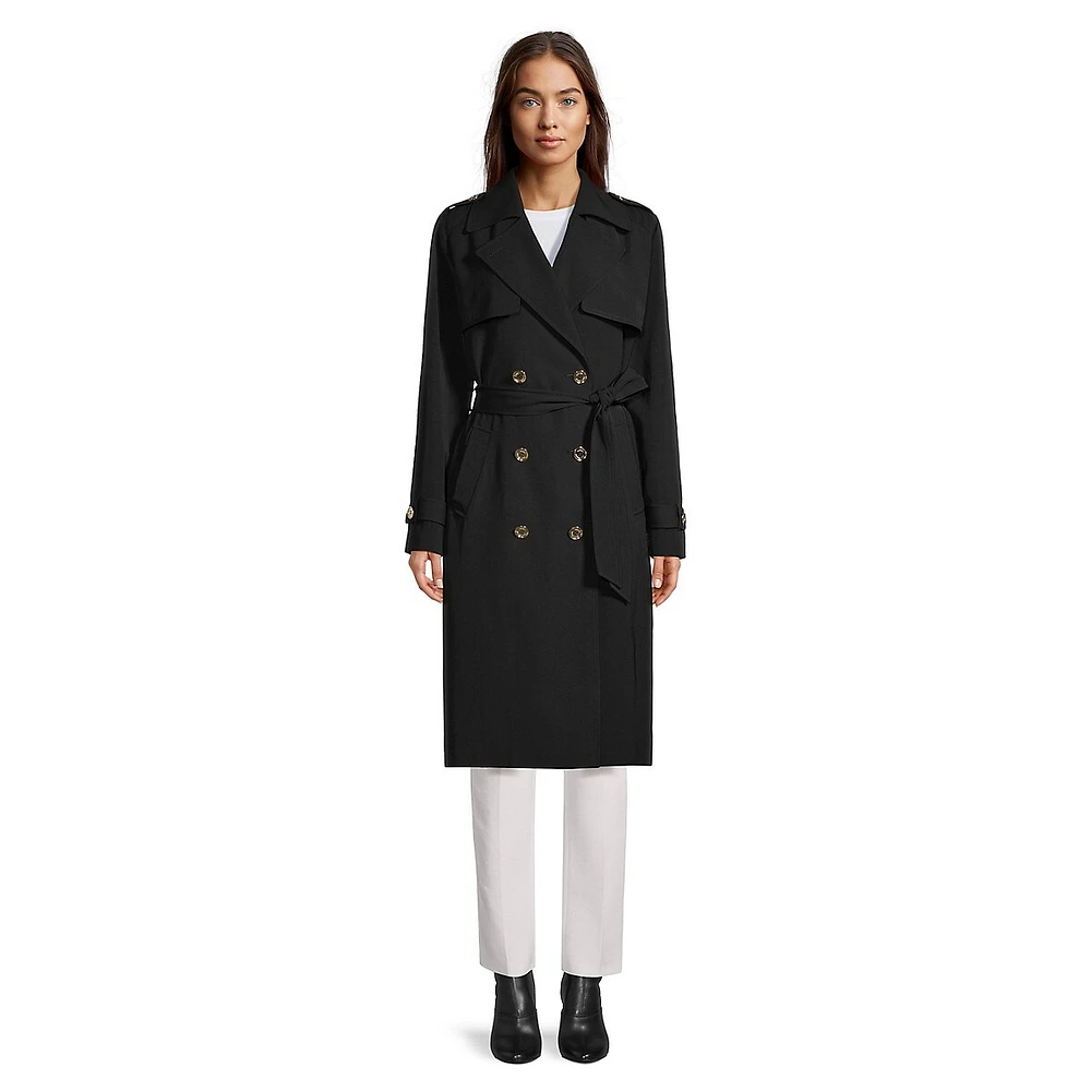 Trench Coat Michael Michael Kors Belted Drape