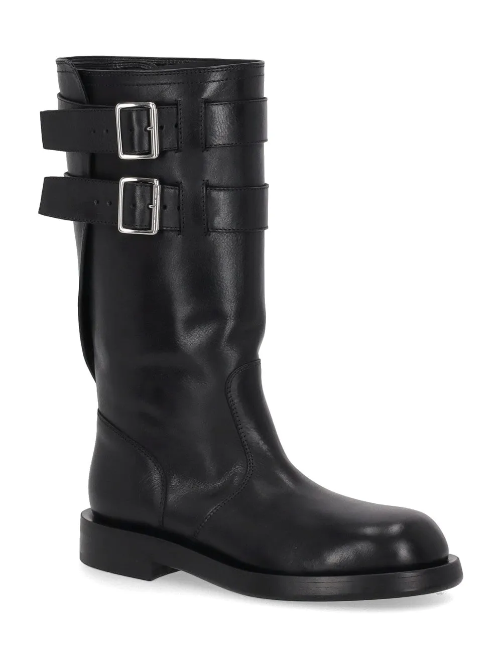 MILAN SOFT BIKER BOOTS GRAINED SHINY CALF SKIN