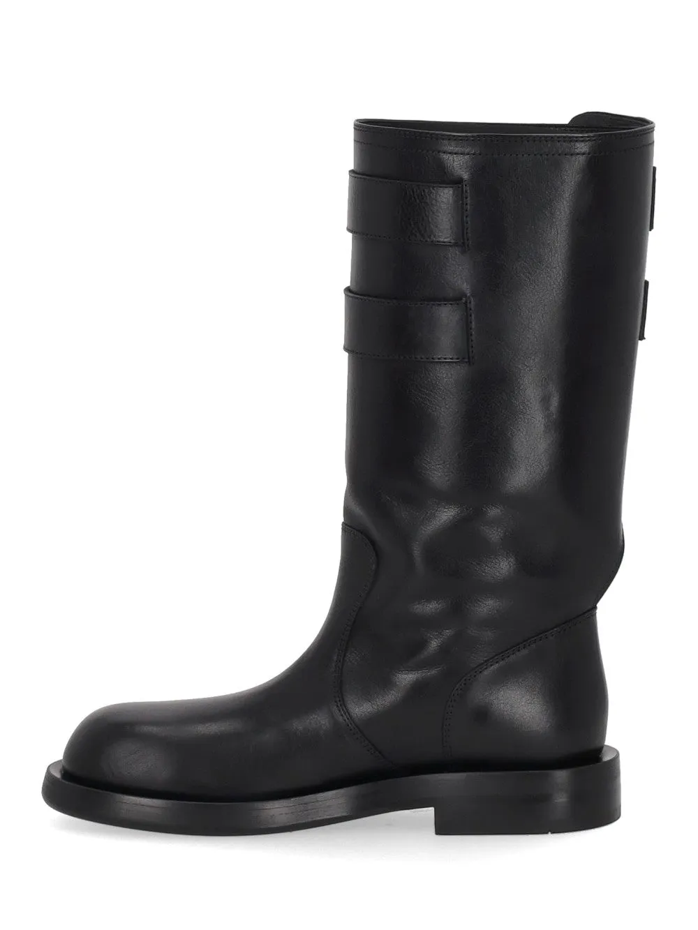 MILAN SOFT BIKER BOOTS GRAINED SHINY CALF SKIN