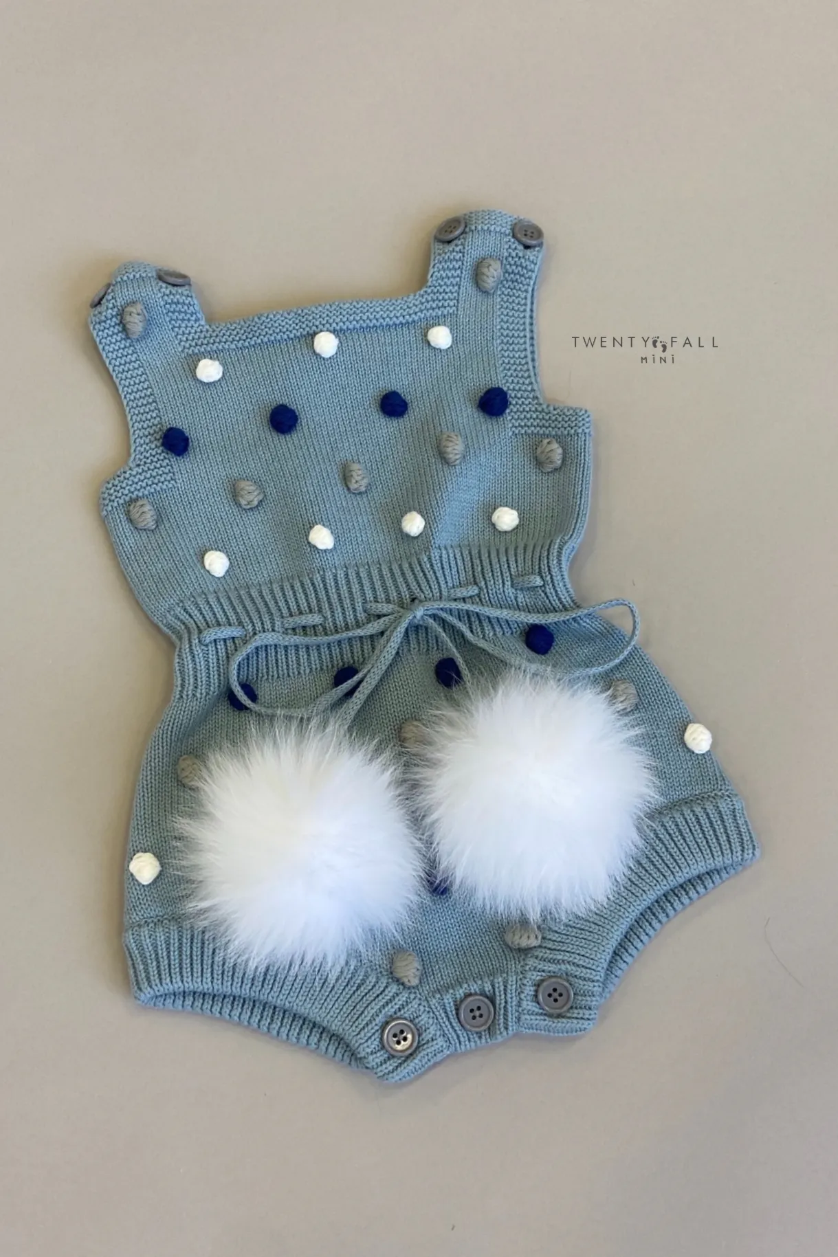 Milana Pom Pom Knit Romper