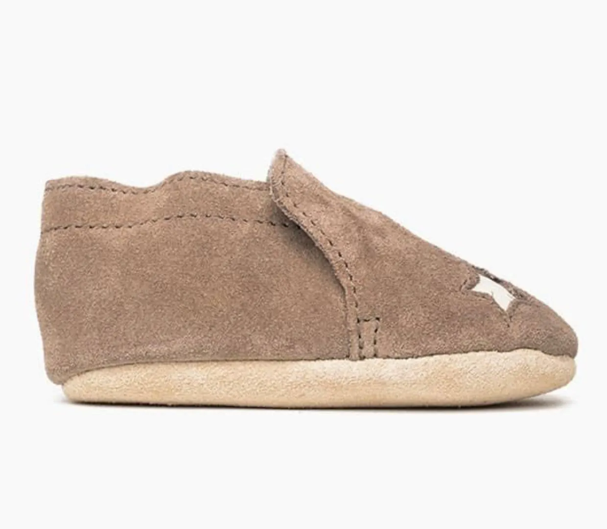 Minnetonka Gray Star Infant Moccasins