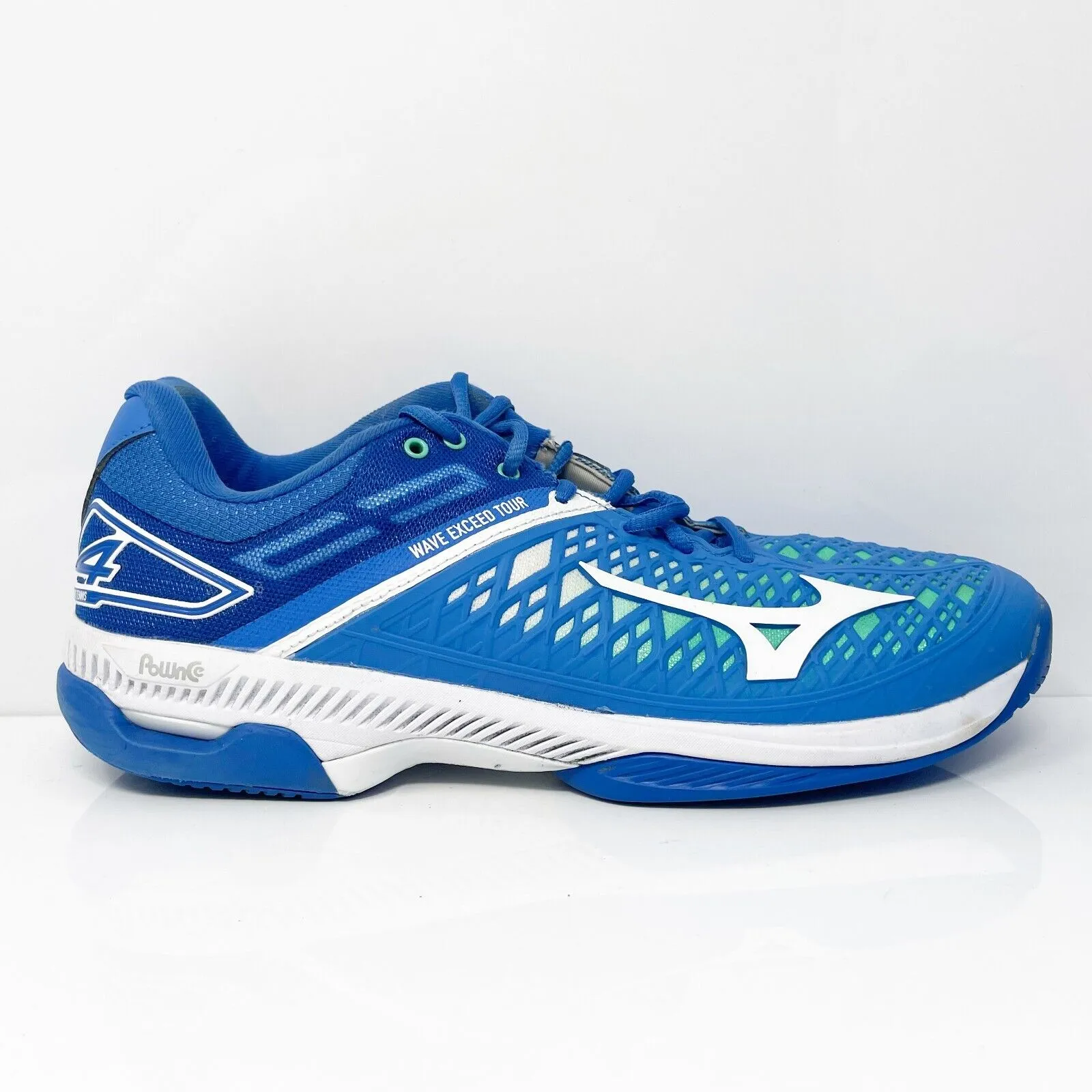 Mizuno Womens Wave Exceed Tour 4 550034 5V00 Blue Running Shoes Sneakers Size 11