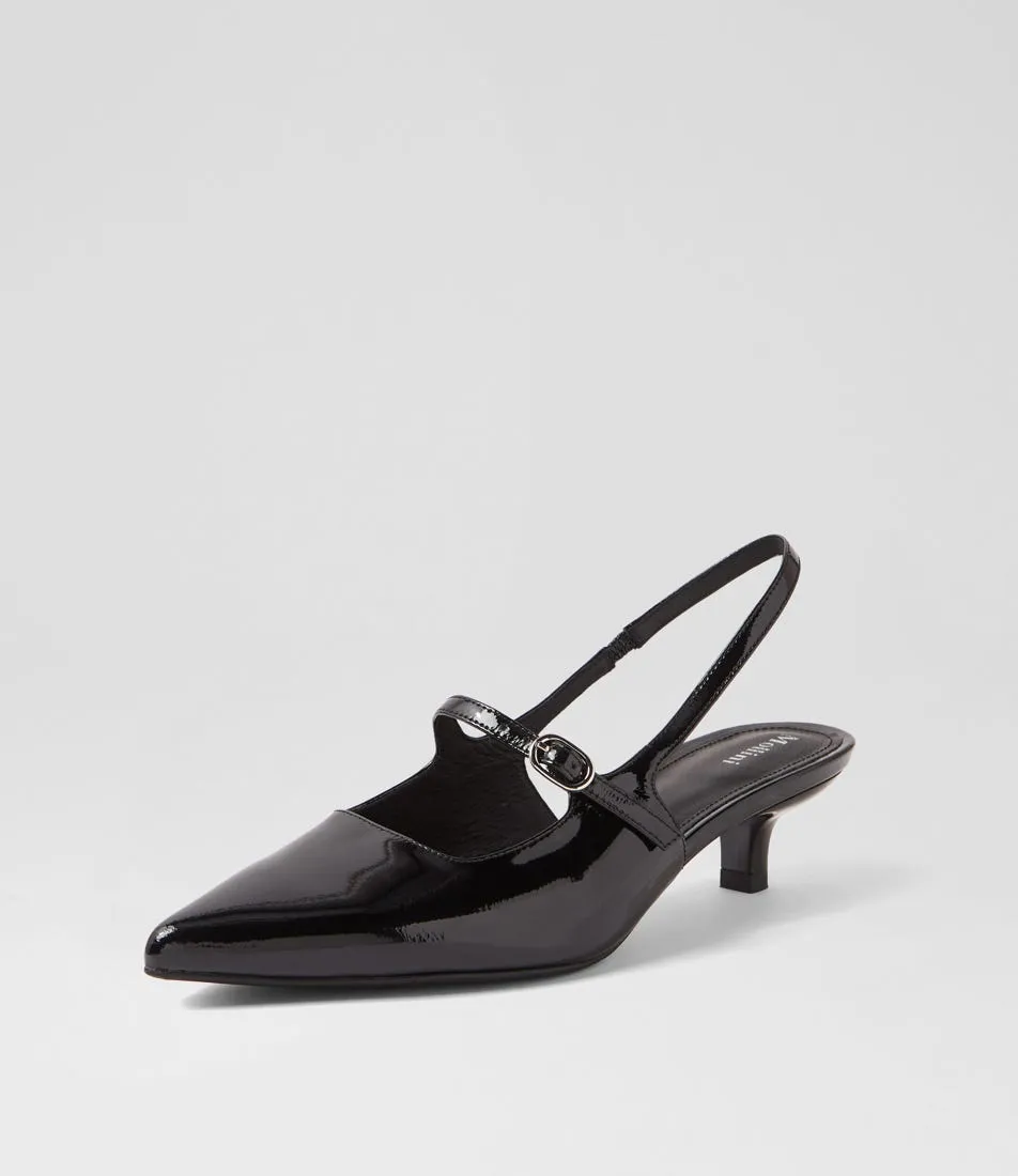 MOLLINI Candor Black Patent Leather Heels