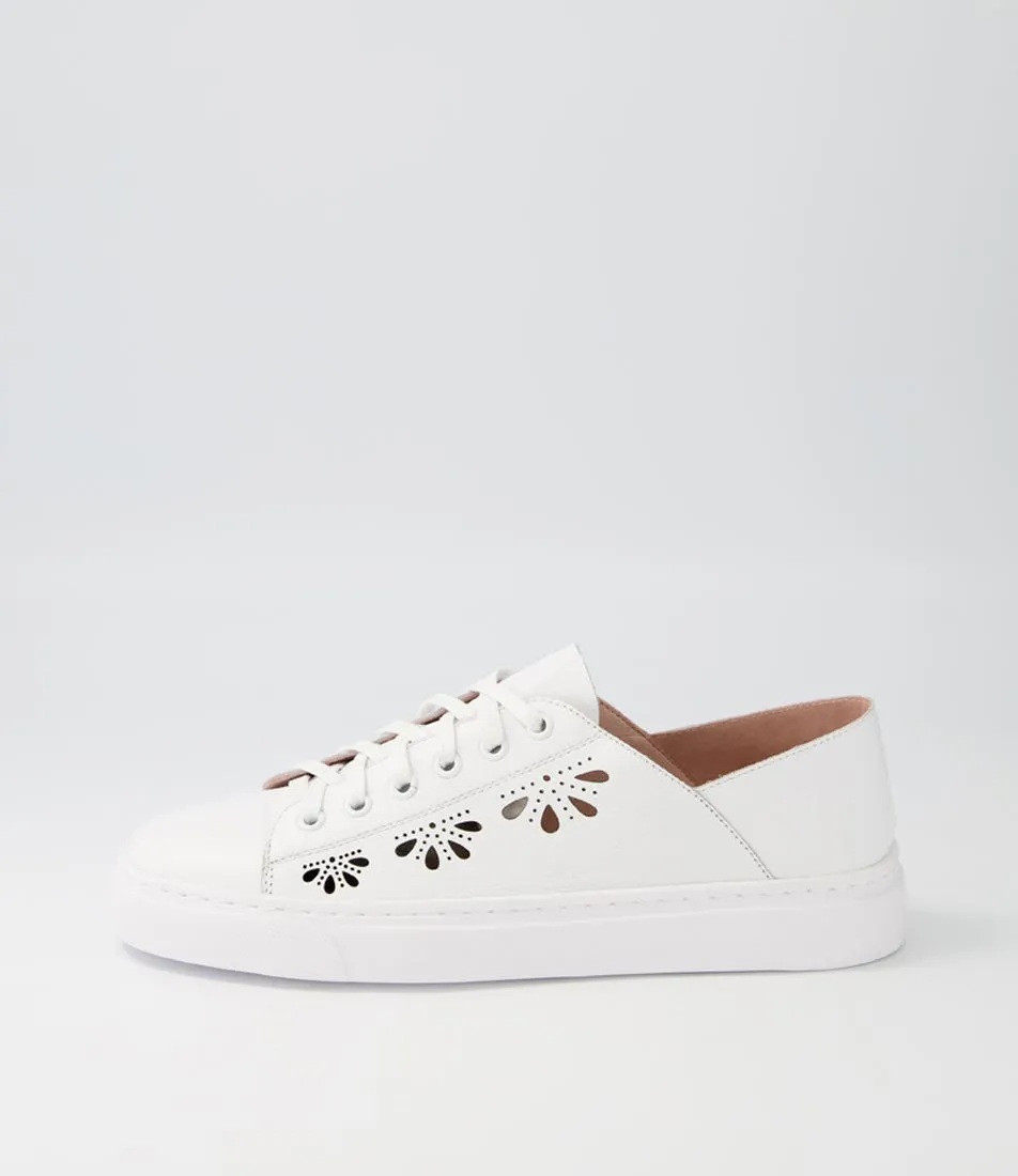 MOLLINI Obert White Leather Sneakers