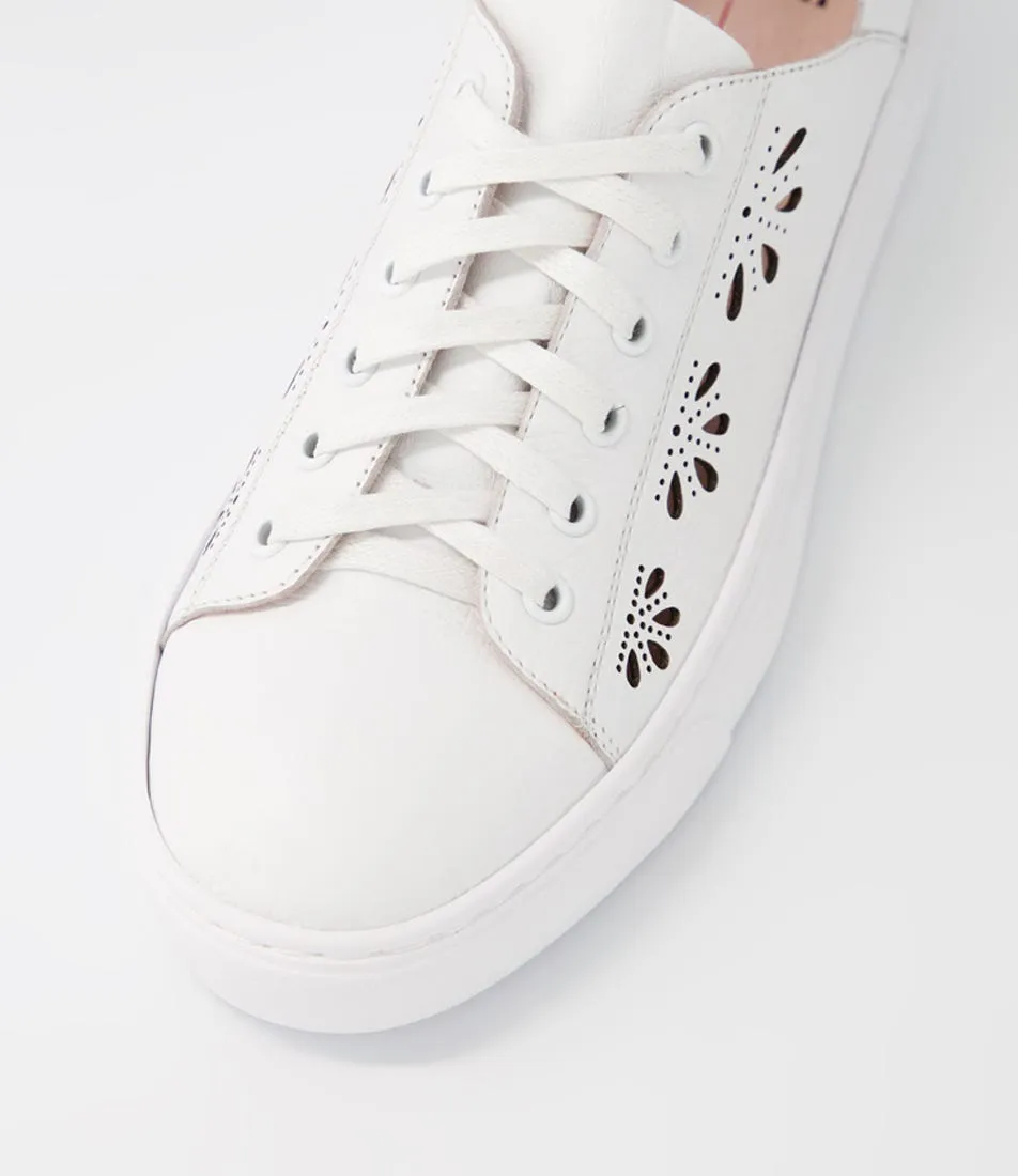 MOLLINI Obert White Leather Sneakers