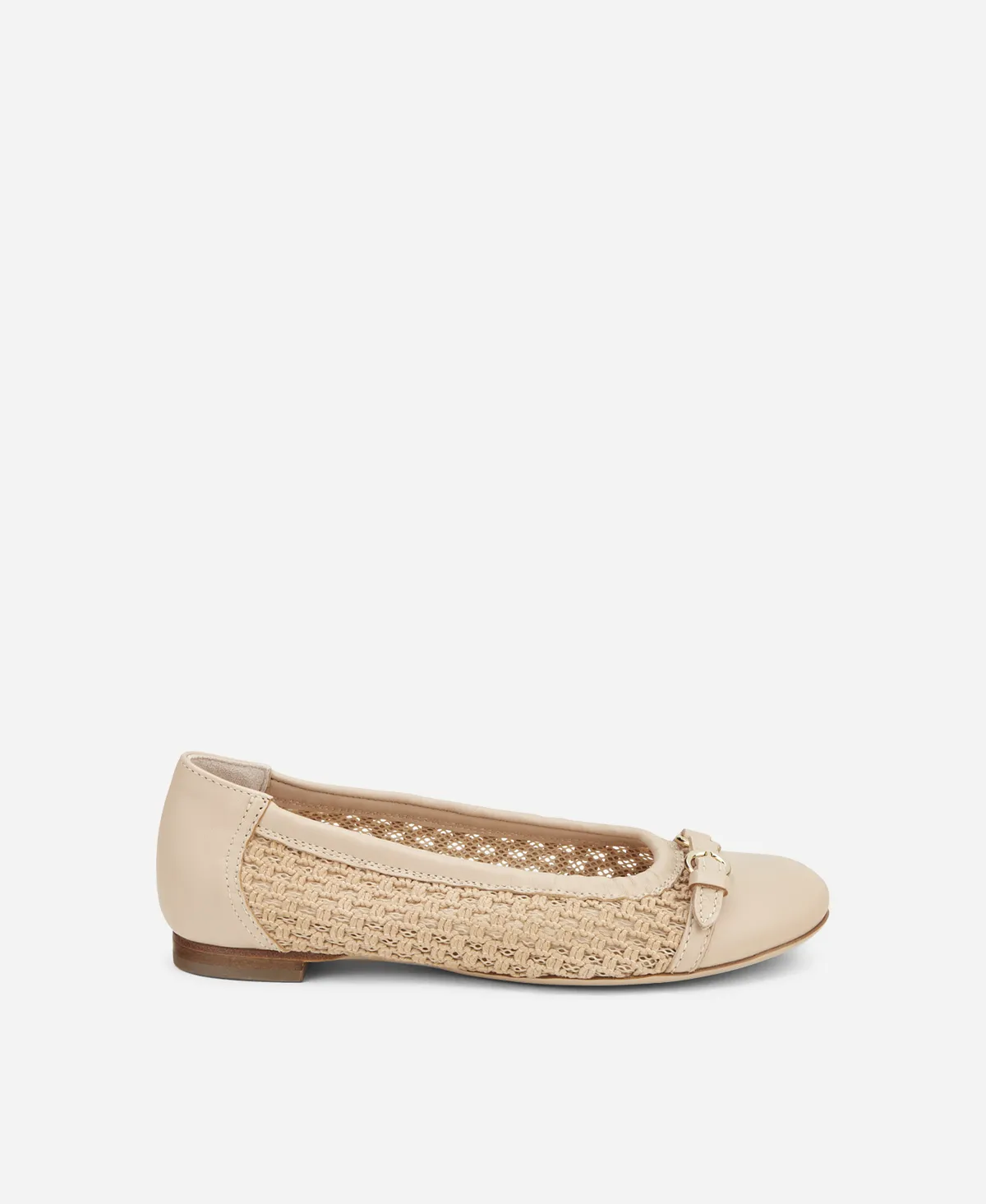 Monia Ballet flat with woven texture