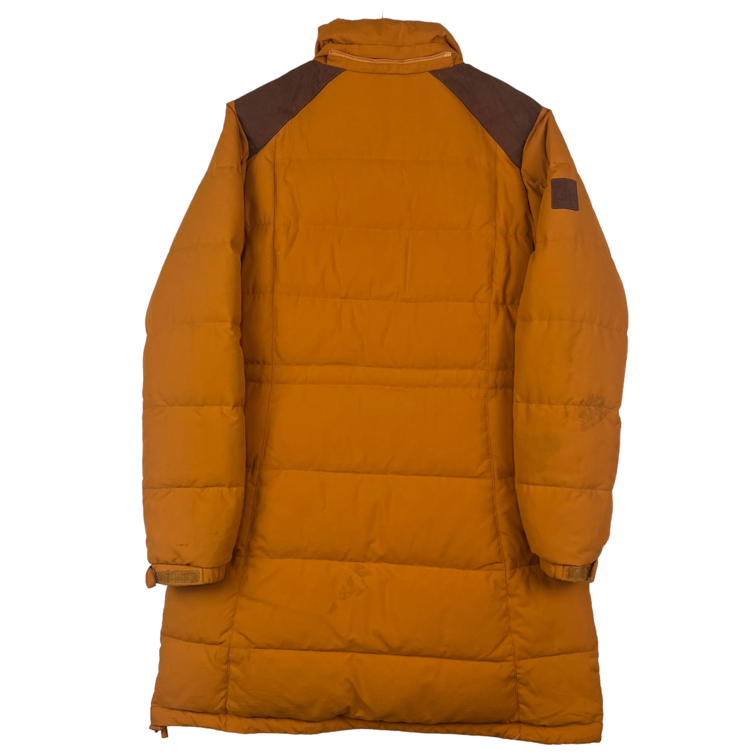 Montbell Orange Long Puffer Coat