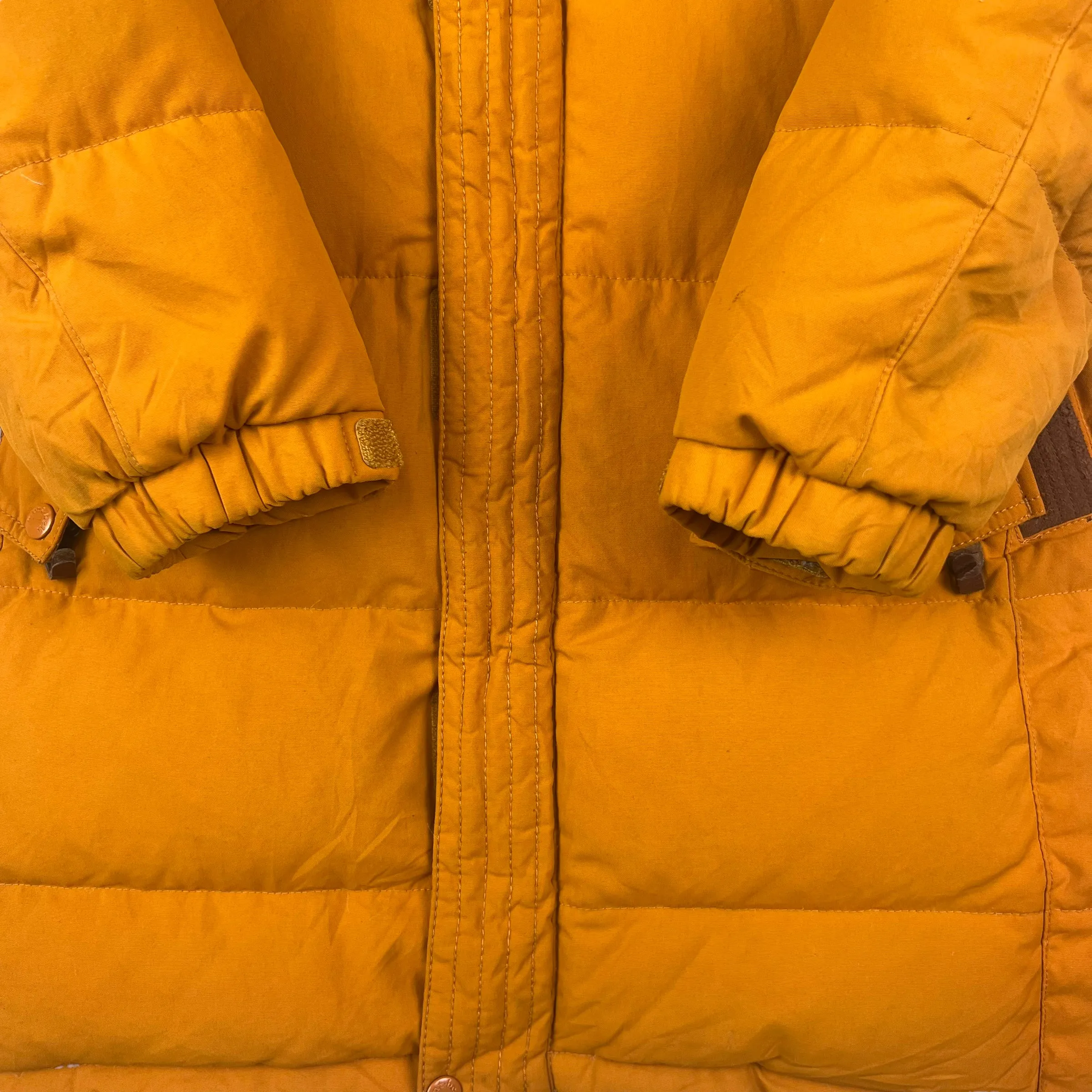 Montbell Orange Long Puffer Coat