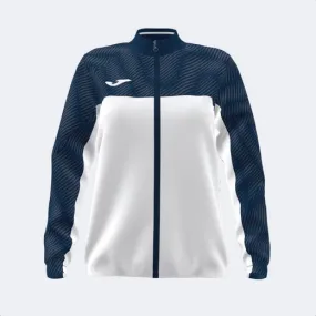 Montreal White Navy Full Zip Sweatshirt