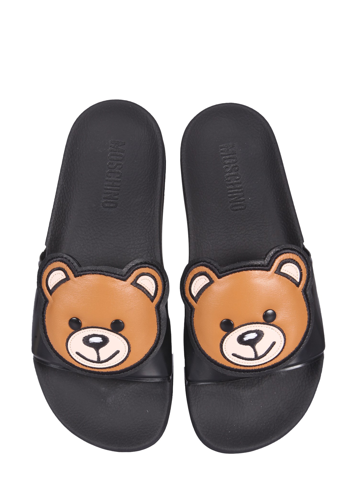 Rubber Slide Teddy Bear Sandals