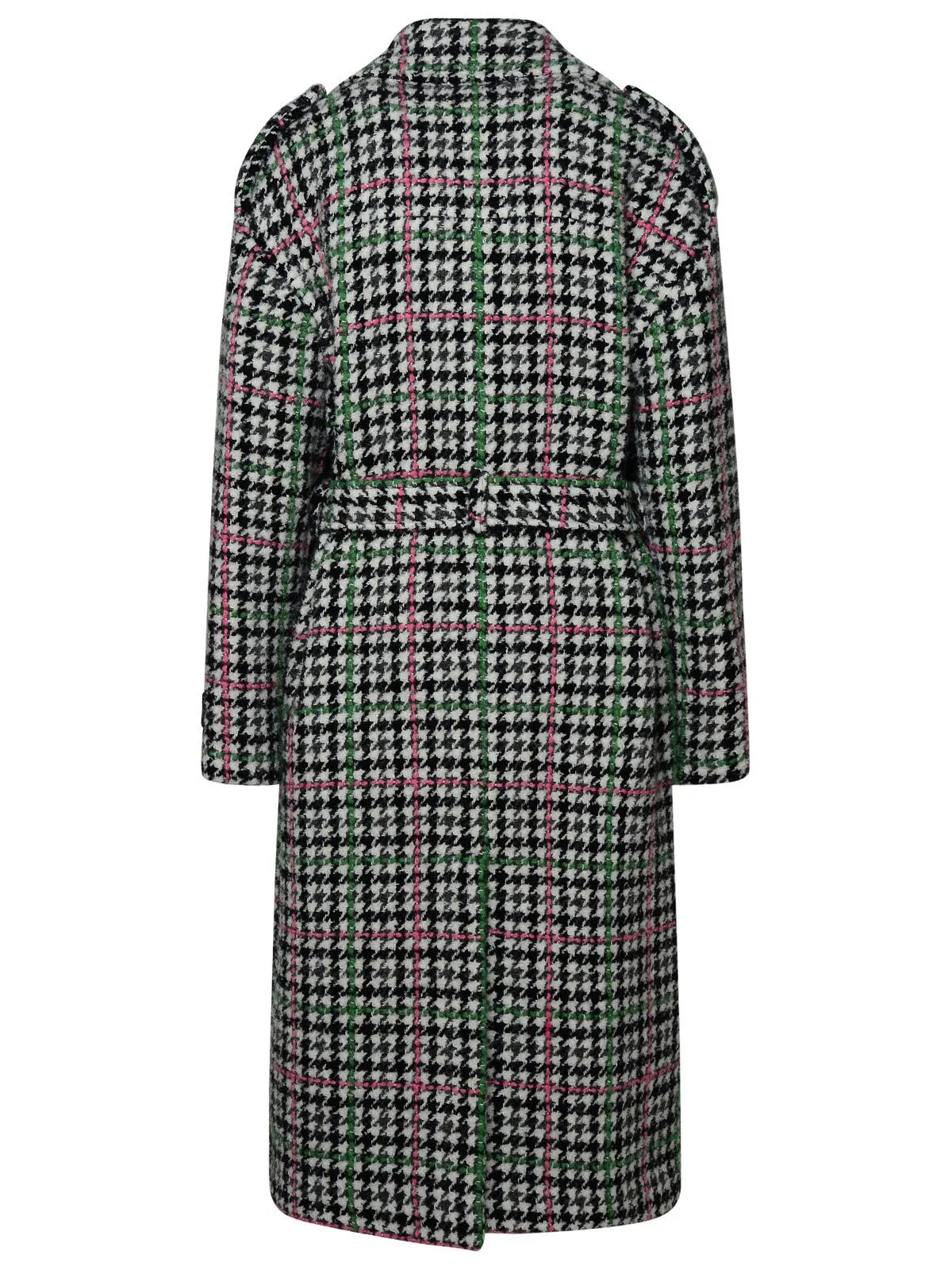 MSGM Multicolor Wool Blend Coat - Shop Now.