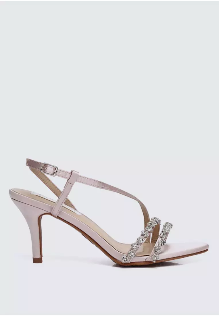 My Ballerine My Ballerine Angeline Comfy Heels In Nude