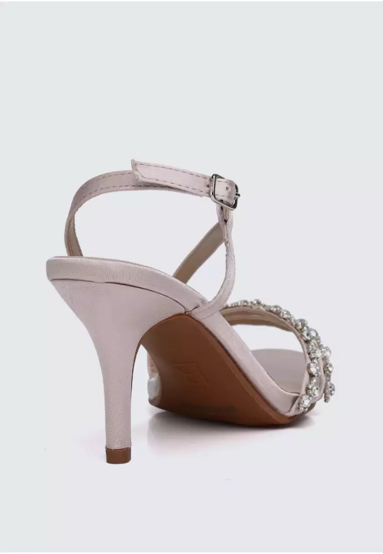 My Ballerine My Ballerine Angeline Comfy Heels In Nude