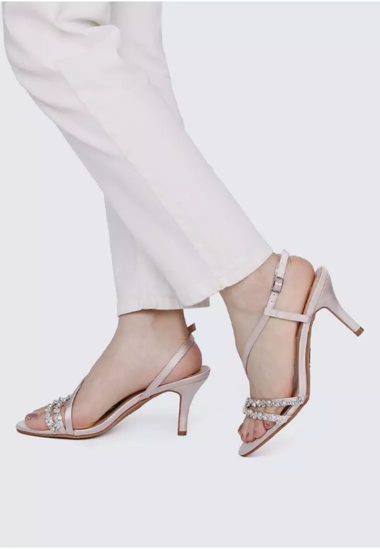 My Ballerine My Ballerine Angeline Comfy Heels In Nude