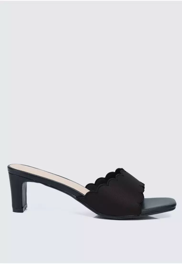 My Ballerine My Ballerine Carmen Comfy Heels In Black