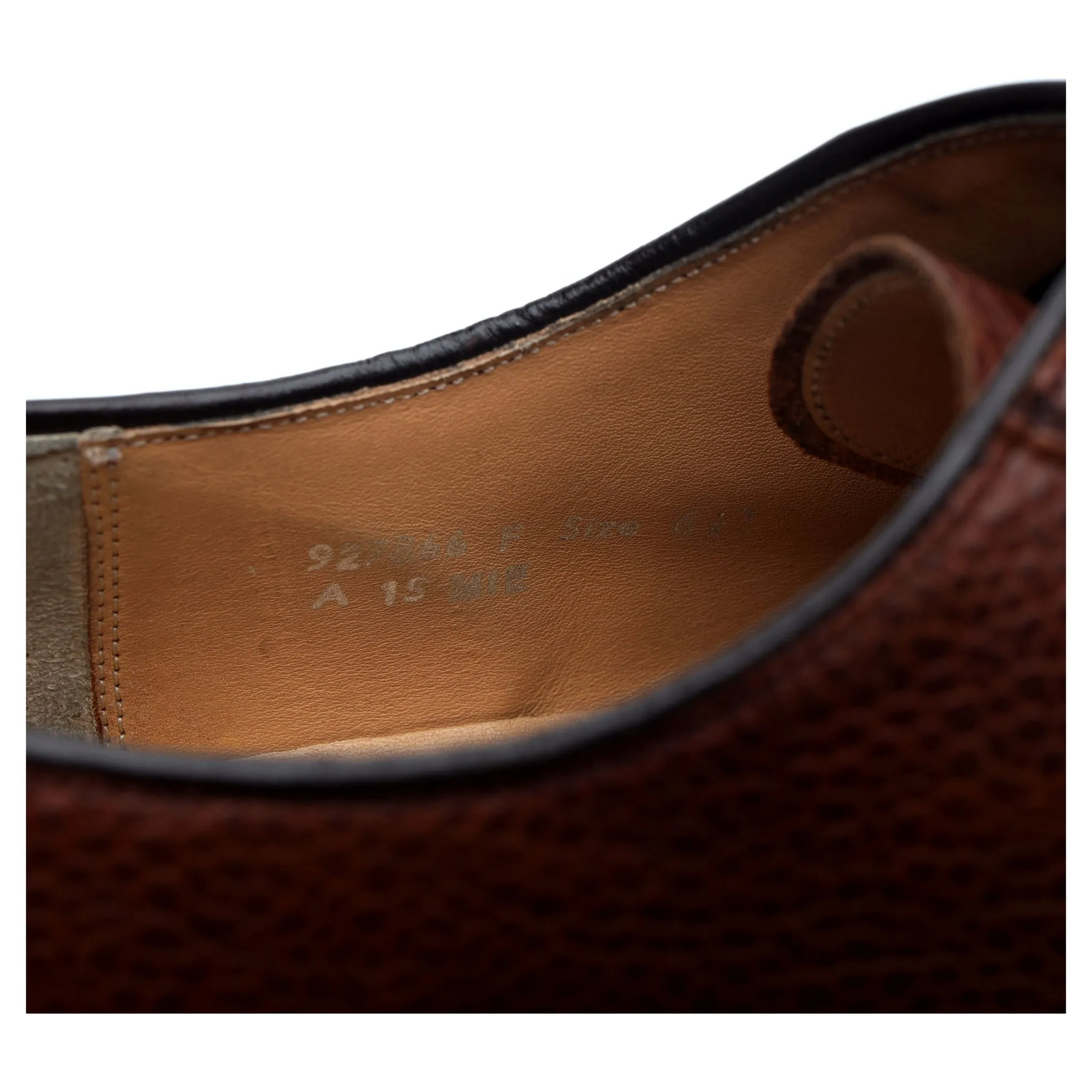 'Nairn' Brown Leather Derby UK 6.5 F