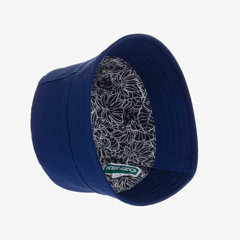 Navy Blue Logo Bucket Hat