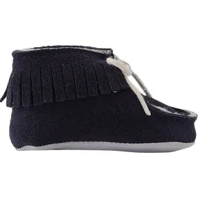 Navy Lace-Up Moccasins for Babies from Tartine et Chocolat