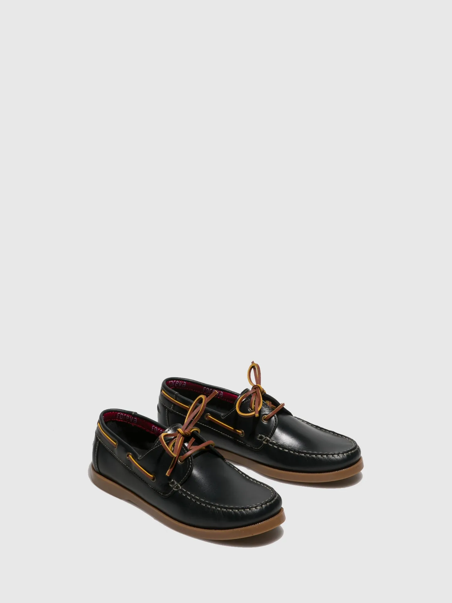 Navy Lace-up Shoes