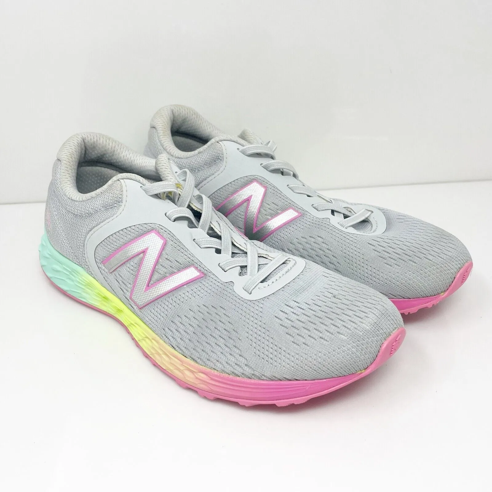 New Balance Girls Fresh Foam Arishi V2 YAARIFL2 Gray Running Shoes Sneakers 5.5W