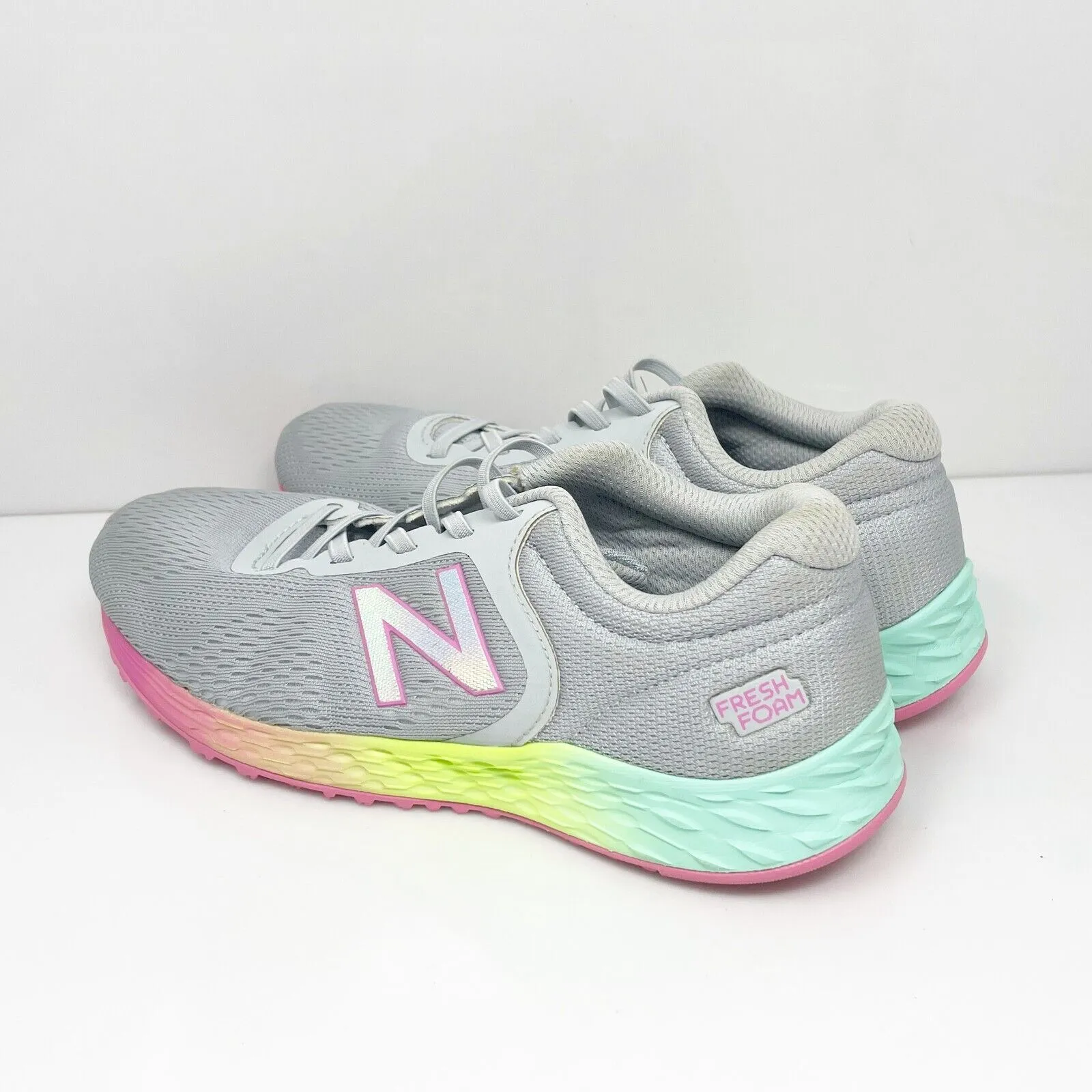 New Balance Girls Fresh Foam Arishi V2 YAARIFL2 Gray Running Shoes Sneakers 5.5W