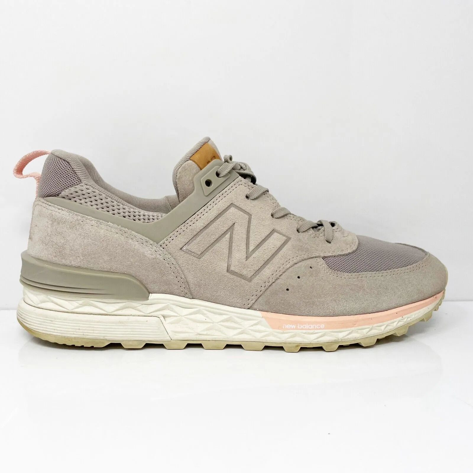 New Balance Womens 574 WS574PMC Beige Running Shoes Sneakers Size 10 B