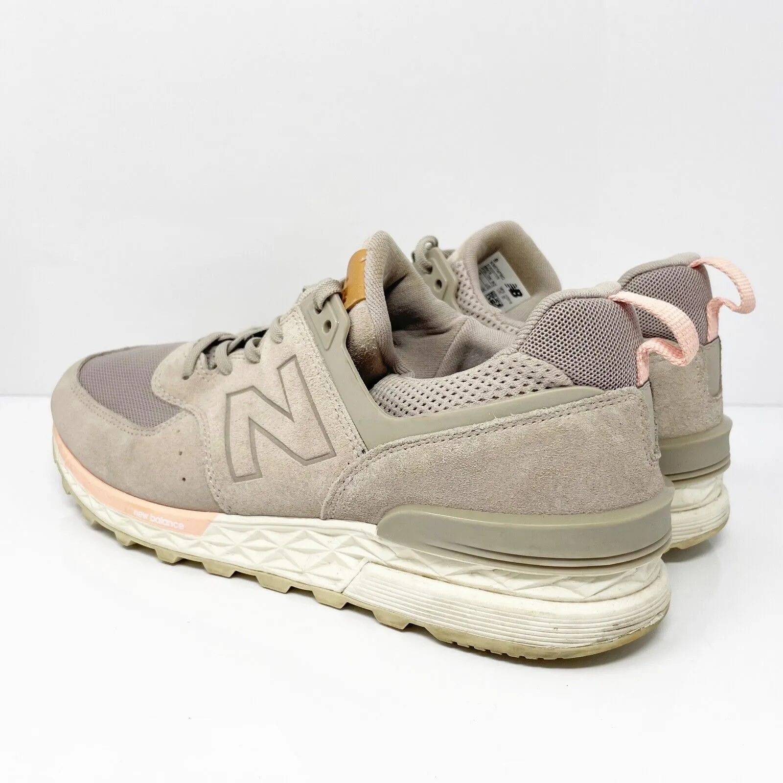 New Balance Womens 574 WS574PMC Beige Running Shoes Sneakers Size 10 B