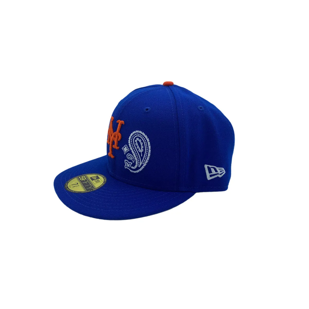 New Era 59Fifty New York Mets Paisley UnderBrim Fitted Hat Blue