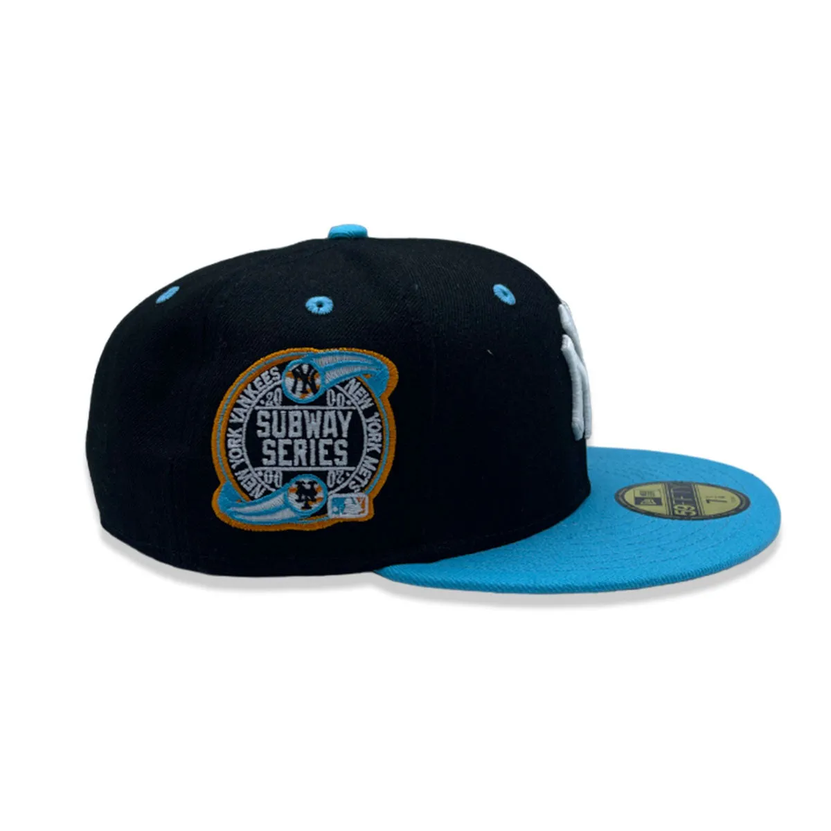 New Era 59Fifty New York Yankees 2000 Subway Series Patch Fitted Hat Black