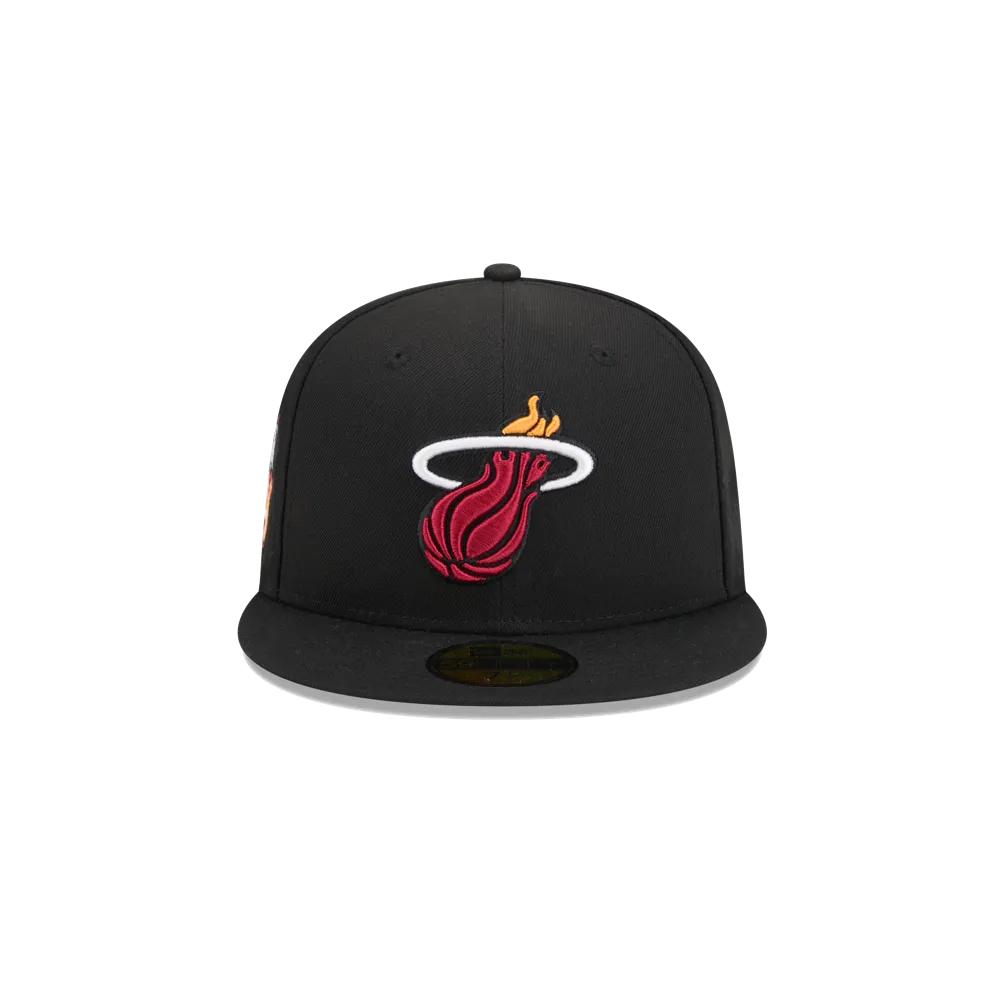 New Era Miami HEAT Side Patch Fitted Hat