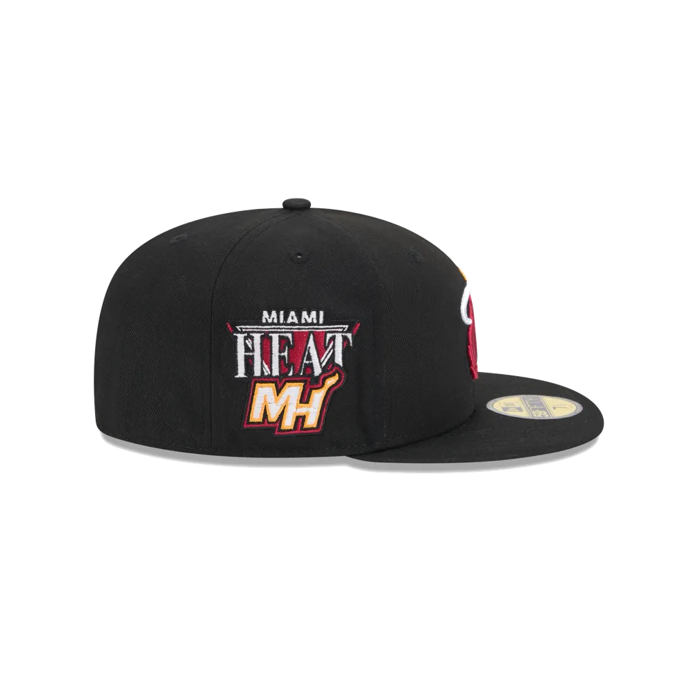 New Era Miami HEAT Side Patch Fitted Hat