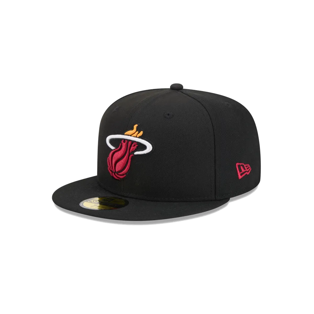 New Era Miami HEAT Side Patch Fitted Hat