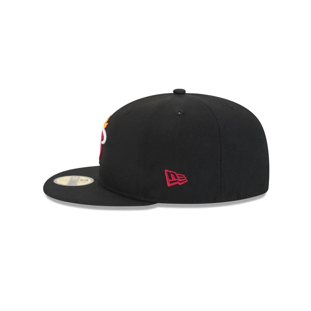 New Era Miami HEAT Side Patch Fitted Hat