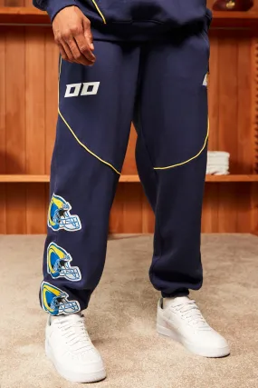 Nfl La Rams Applique Badge Joggers | boohooMAN UK