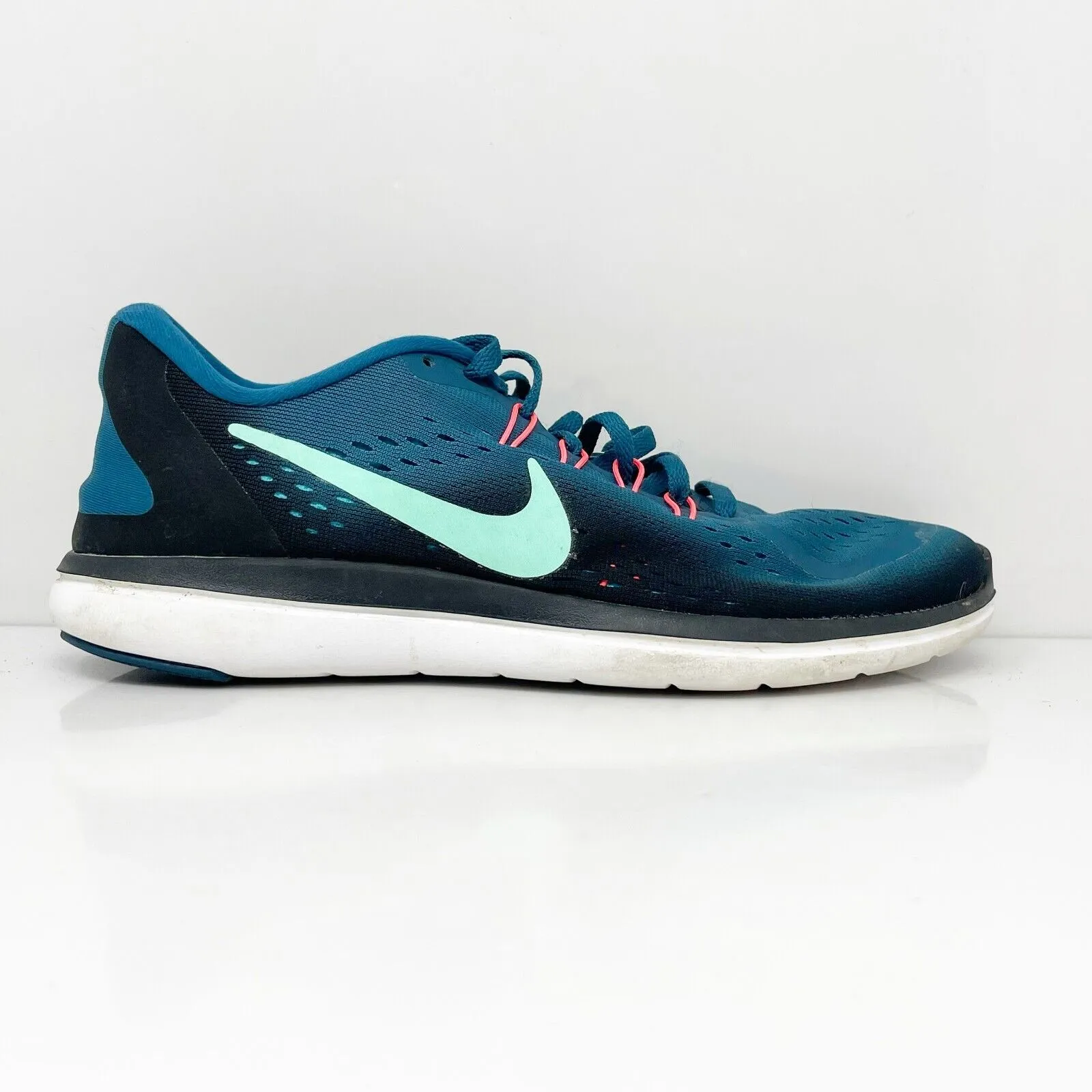 Nike Womens Flex 2017 RN 898476-401 Blue Running Shoes Sneakers Size 9