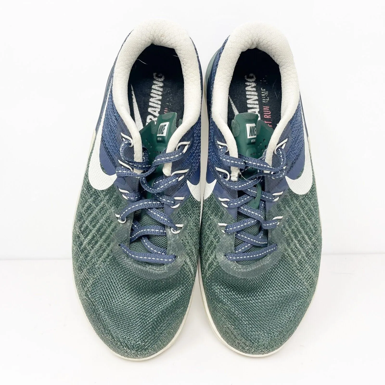 Nike Womens Metcon 3 849807-301 Green Running Shoes Sneakers Size 5.5