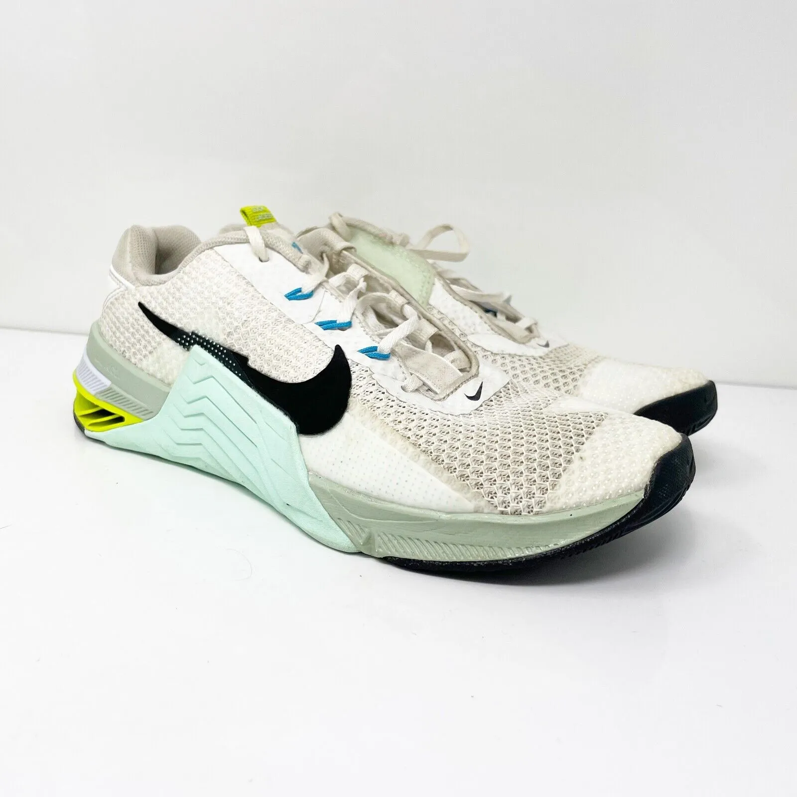 Nike Womens Metcon 7 CZ8280-100 White Running Shoes Sneakers Size 10