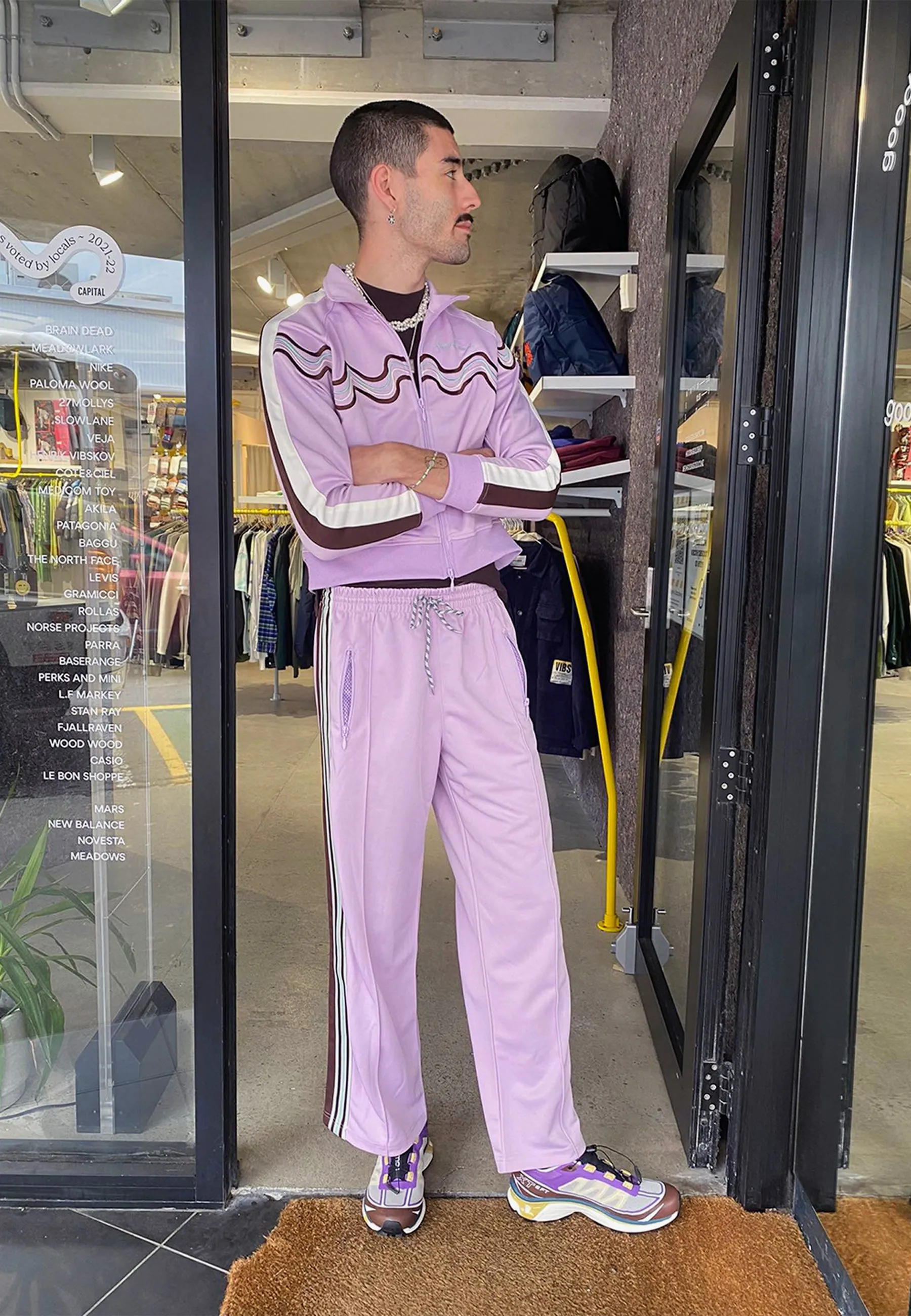 No Doubt Tracksuit Pants - parma violet