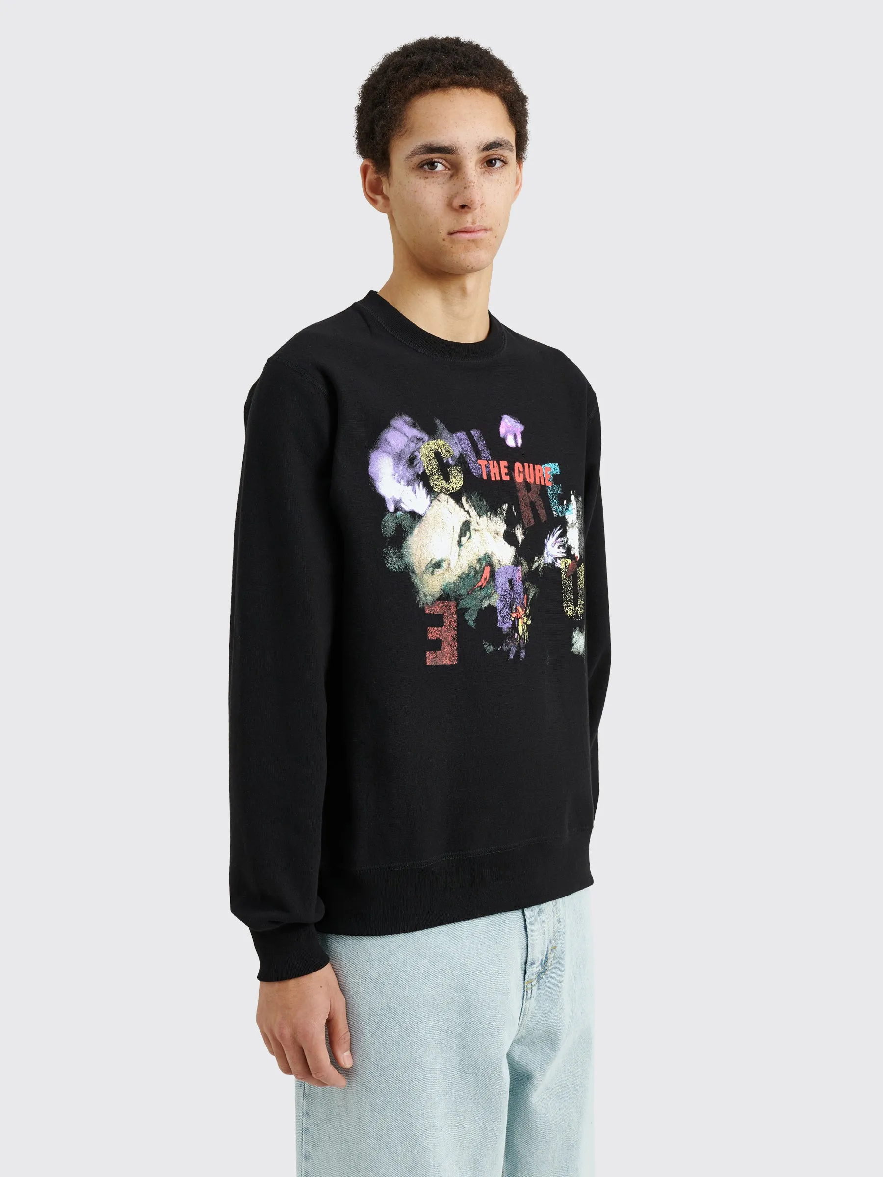 Noah x The Cure Crewneck Sweatshirt Black