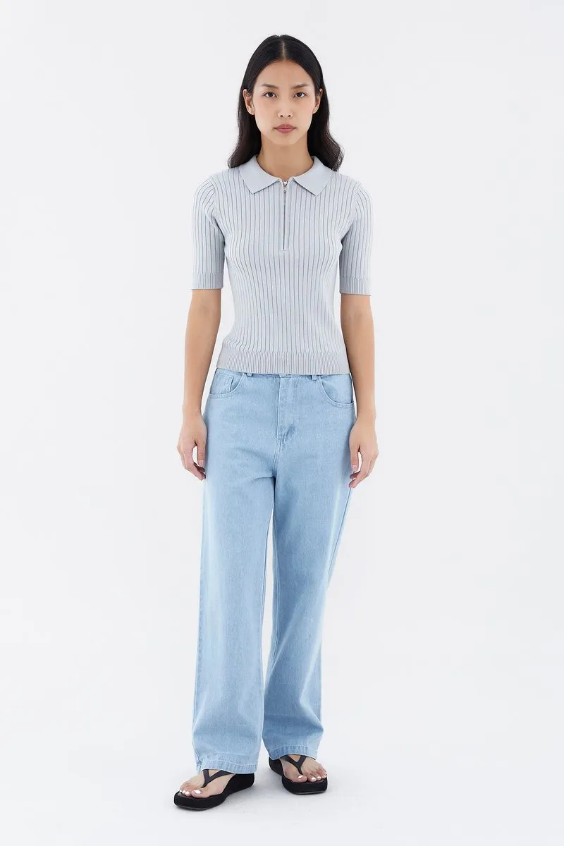 Nodelyn Polo Knit Top