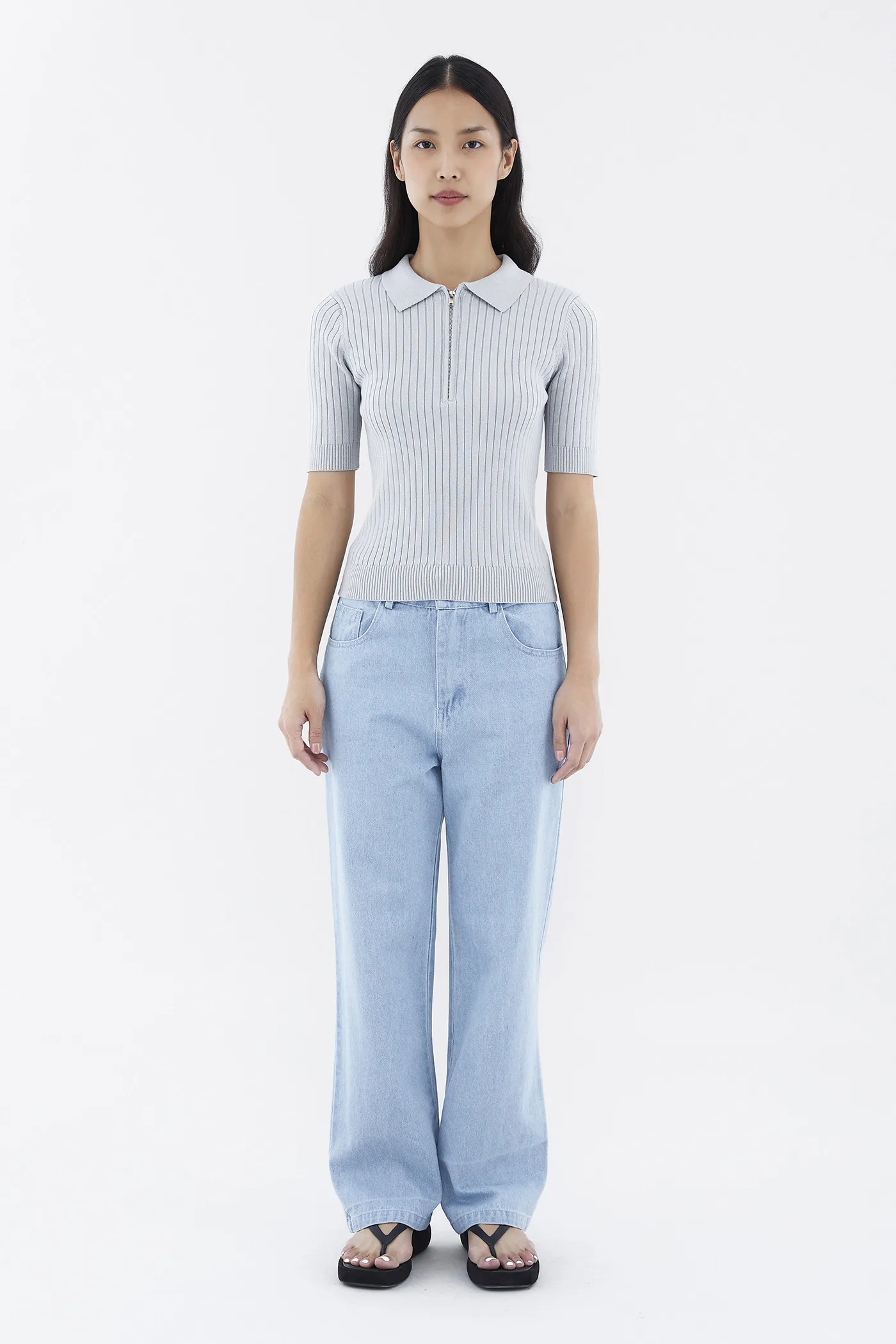 Nodelyn Polo Knit Top