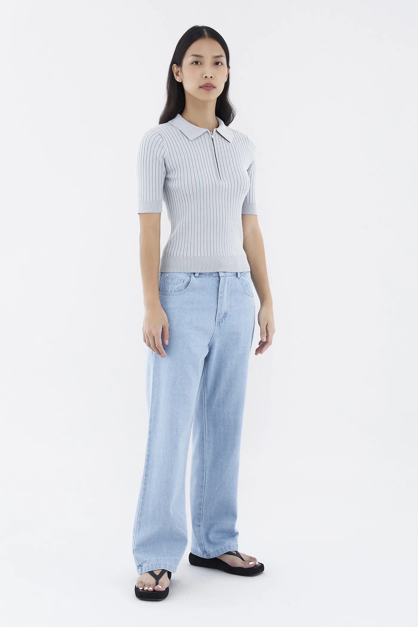 Nodelyn Polo Knit Top