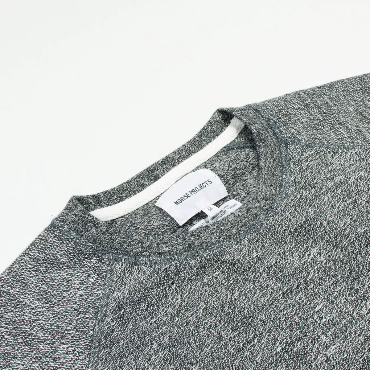 Ketel Mouliné Sweatshirt in Charcoal