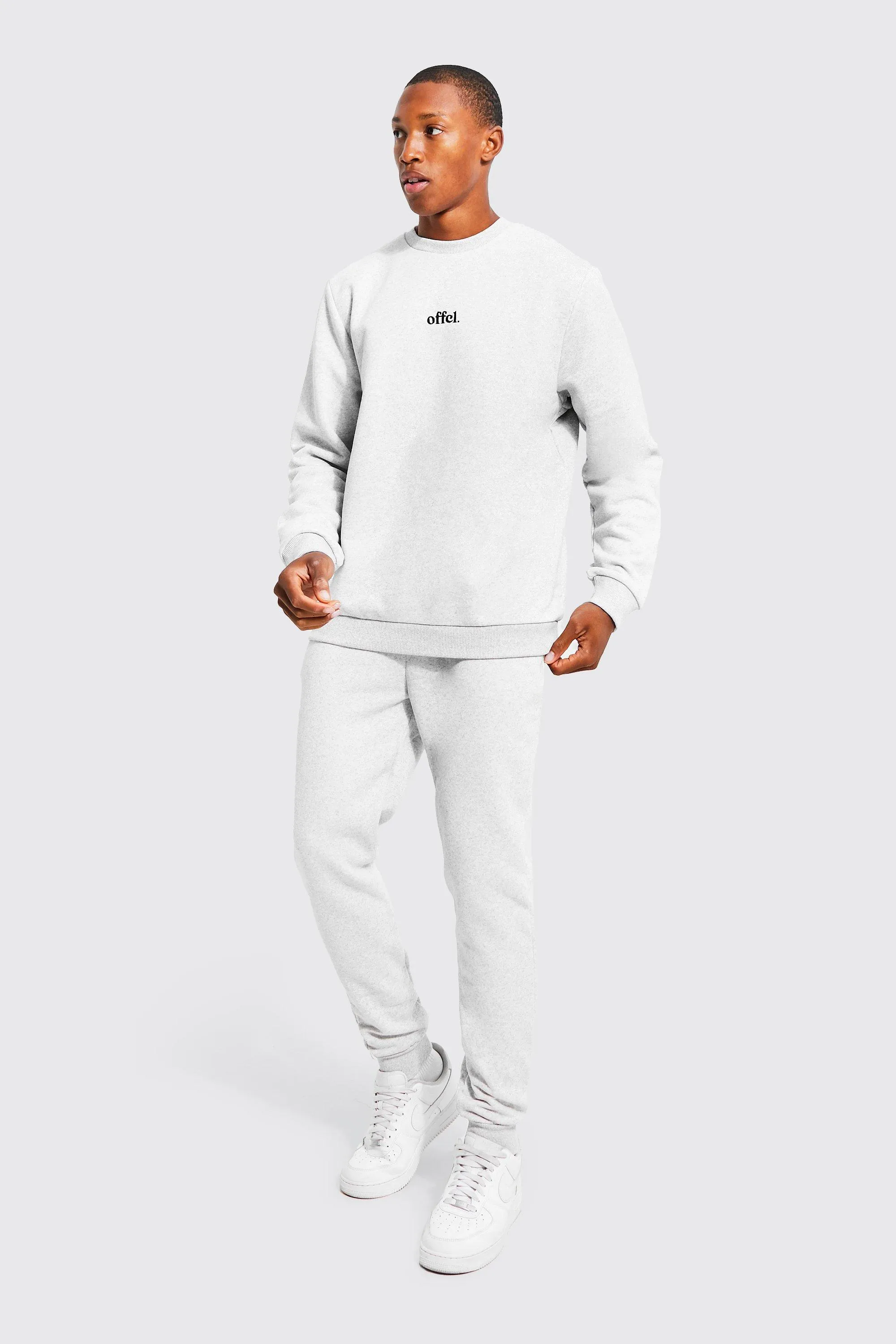 Offcl Sweatshirt Tracksuit | boohooMAN UK