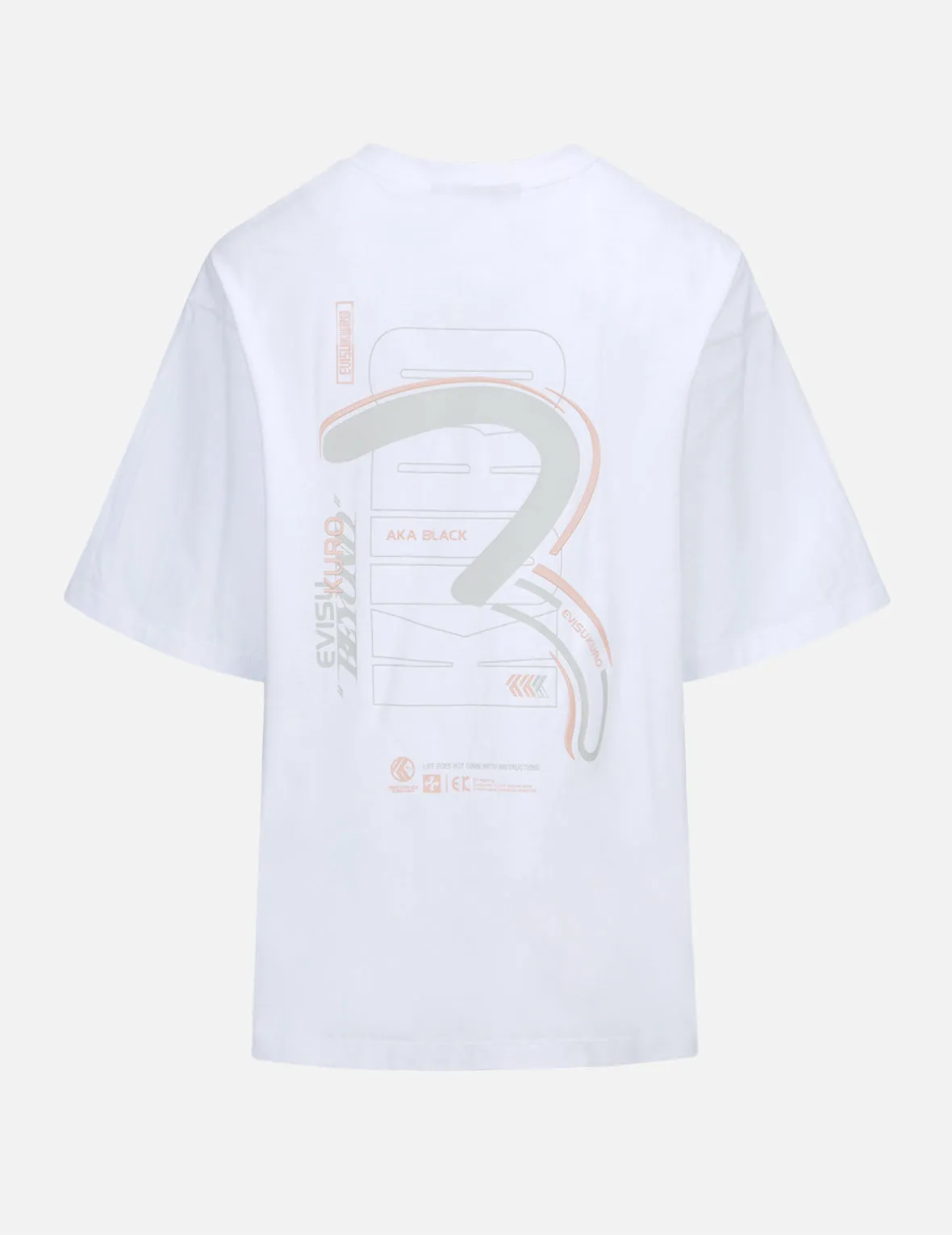 Oversize Seagull Print T-shirt