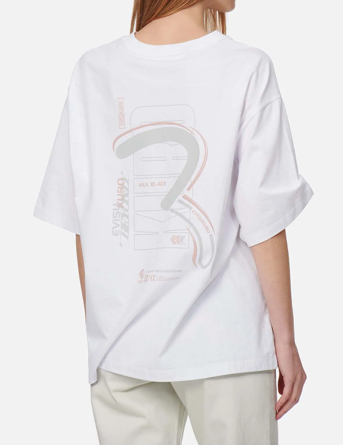 Oversize Seagull Print T-shirt