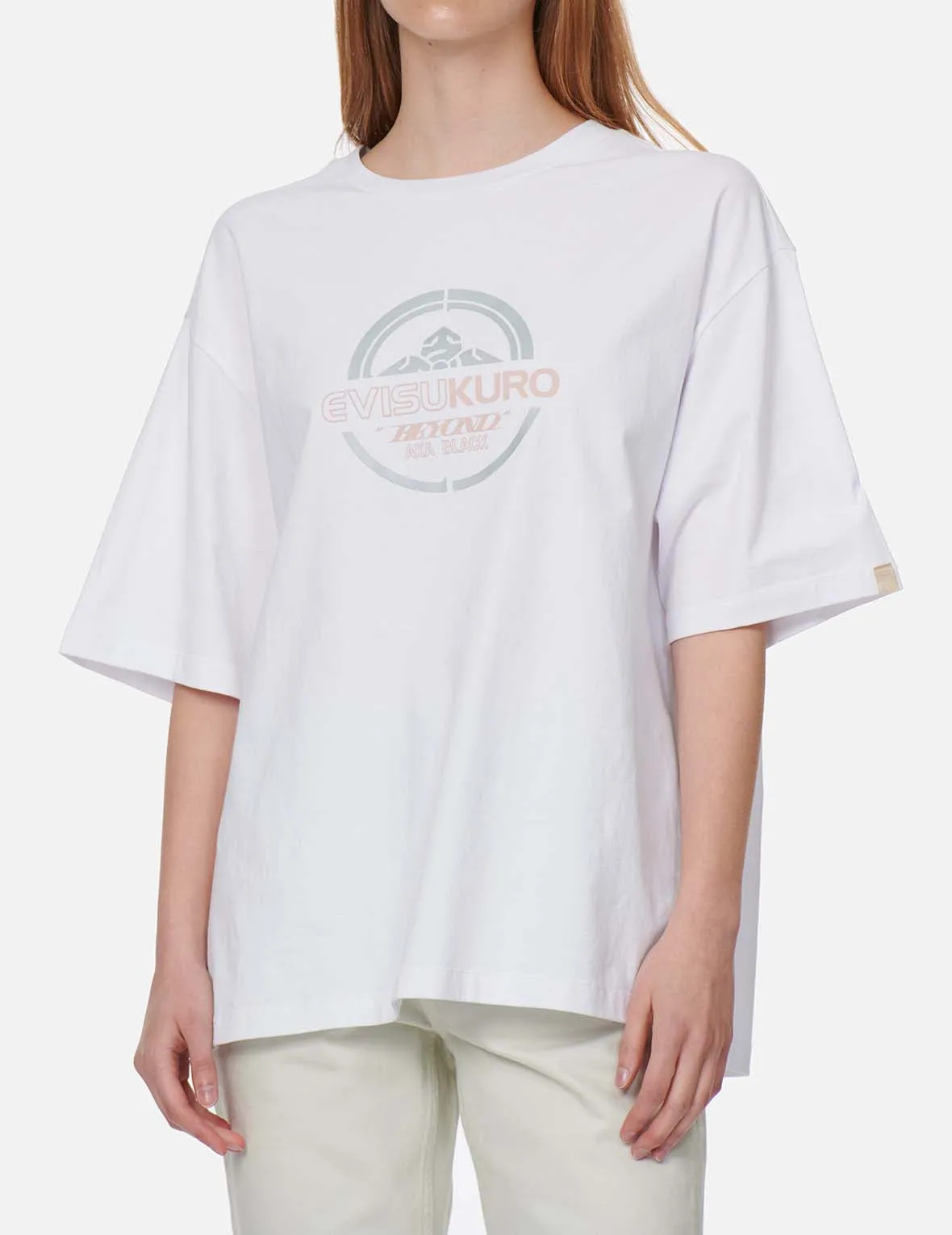 Oversize Seagull Print T-shirt