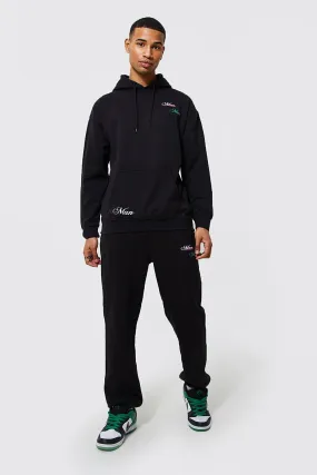 Large Man Hooded Tracksuit